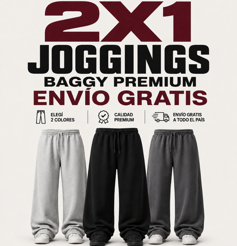 PROMO NÖMAD - 2X1 JOGGINGS BAGGY + ENVIO GRATIS